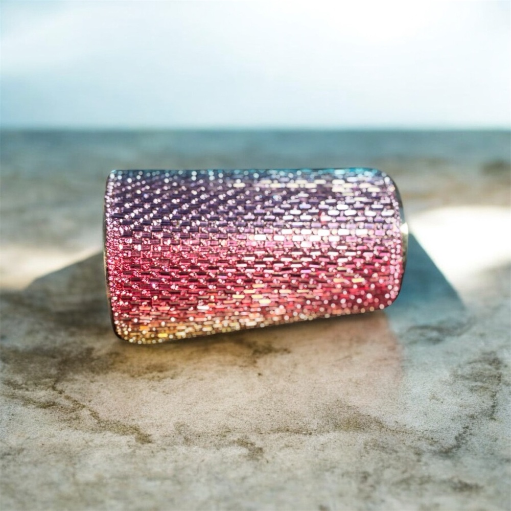 Chic Gradient Cuff Bracelets With Rhinestone Deta… - image 1